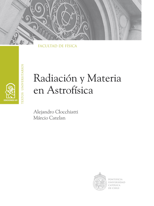 Title details for Radiación y materia en astrofísica by Alejandro Clocchiatti - Available